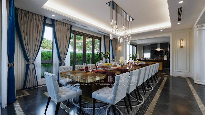 Thiết kế nội thất biệt thự luxury tại hải phòng
