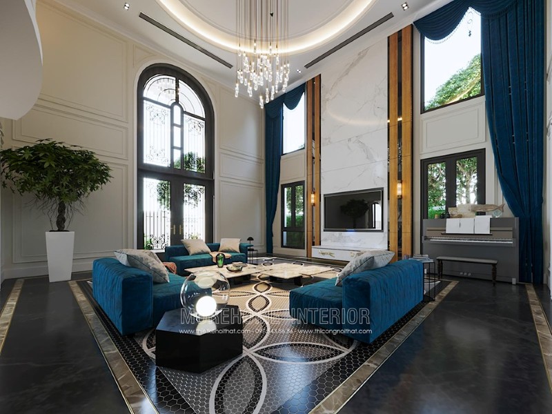 Thiết kế nội thất biệt thự luxury tại hải phòng