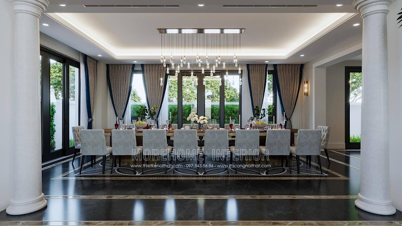 Thiết kế nội thất biệt thự luxury tại hải phòng
