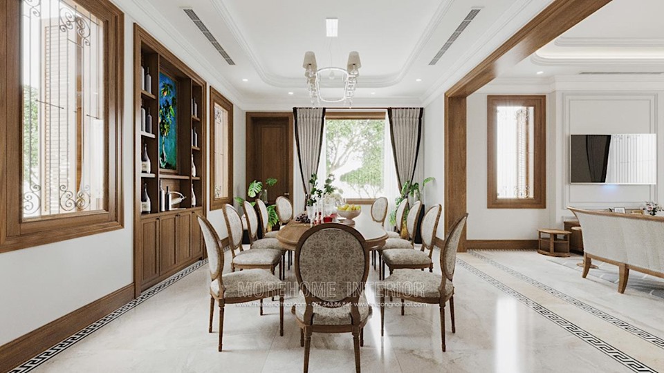 Thiết kế nội thất biệt thự cao cấp, đẹp tại Splendora Bắc An Khánh