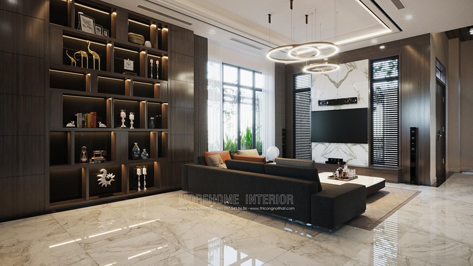 Thiết kế nội thất biệt thự Louis city Đại Mỗ