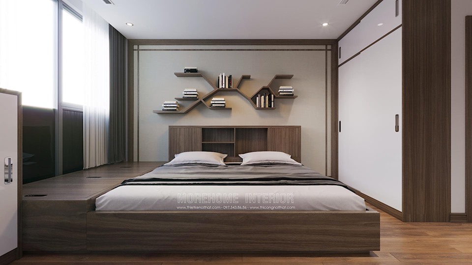 Thiết kế nội thất chung cư Vinhomes Skylake phong cách Nhật Bản