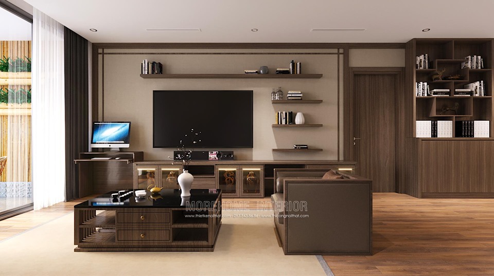 Thiết kế nội thất chung cư Vinhomes Skylake phong cách Nhật Bản