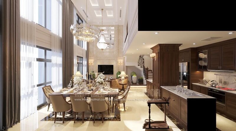 Cùng chiêm ngưỡng sản phẩm bộ bàn ghế ăn bằng gỗ óc chó cao cấp bọc da sang trọng do Morehome thiết kế và thi công sản xuất Thiết kế nội thất phòng ăn gỗ tự nhiên sang trọng