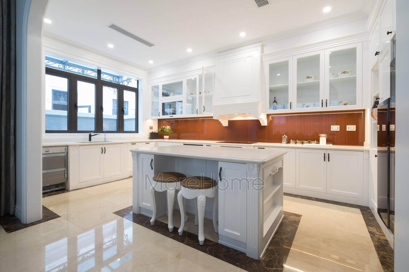Kính ốp bếp cường lực cao cấp