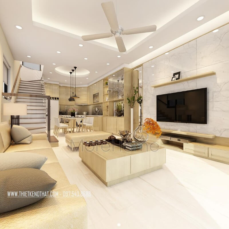 Các mẫu thiết kế phòng khách gỗ hiện đại và đẳng cấp