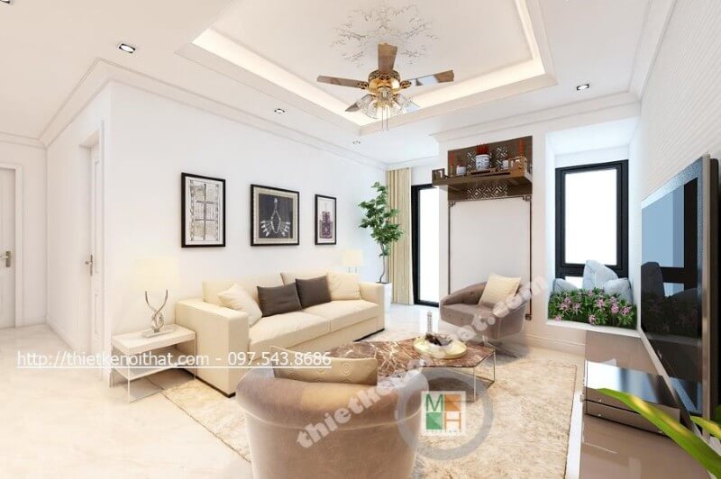 các mẫu thiết kế chung cư nhỏ, đơn giản