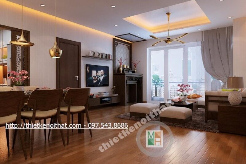 các mẫu thiết kế chung cư nhỏ, đơn giản