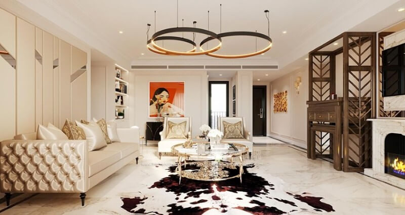 Đá ốp tường phòng khách Tổng hợp các mẫu thiết kế đá ốp tường phòng khách cao cấp