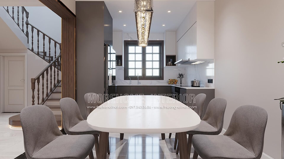 Thiết kế nội thất phòng ăn đẹp hiện đại