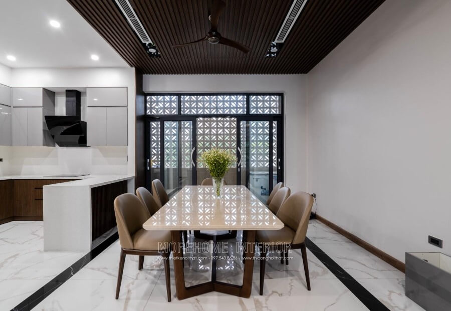 Thiết kế nội thất phòng ăn đẹp hiện đại
