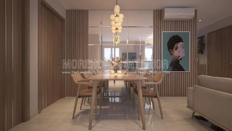 Thiết kế nội thất phòng ăn đẹp hiện đại