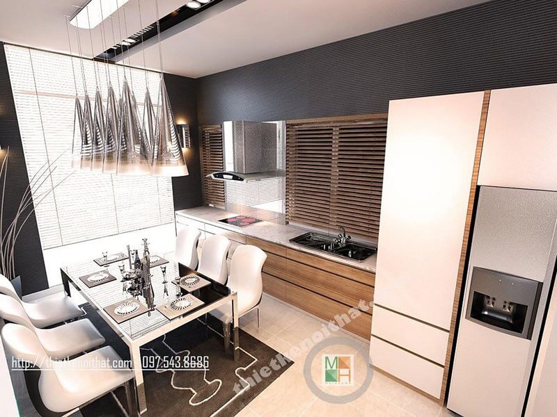 Thiết kế nội thất phòng ăn đẹp hiện đại
