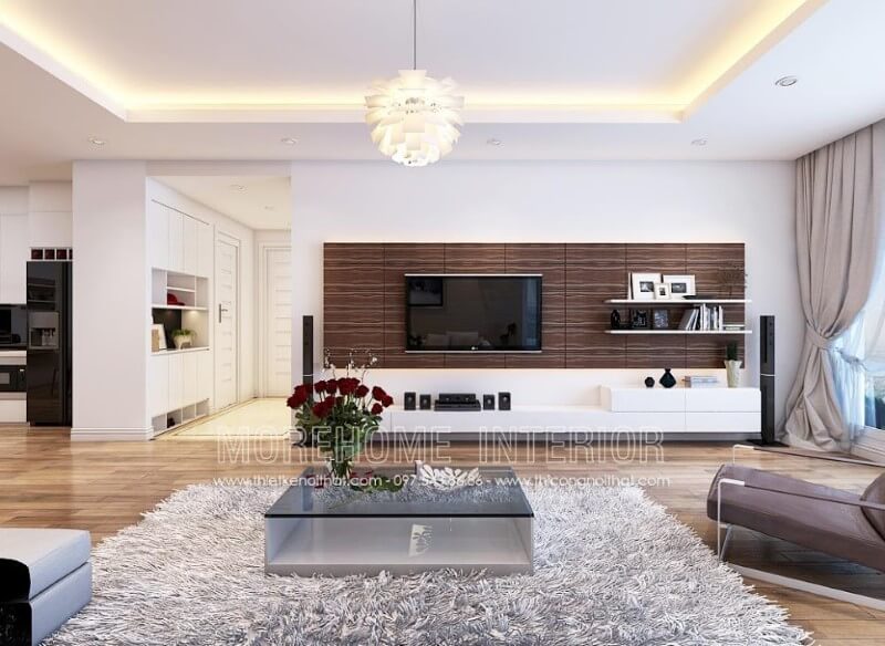 Với lối thiết kế hiện đại mặt bàn kính mang đến vẻ đẹp năng động cho phòng khách Lựa chọn mẫu thiết kế bàn trà phòng khách sang trọng