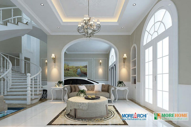 Chia sẻ các mẫu trang trí phòng khách tân cổ điển sang trọng nhất