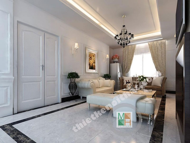 Chia sẻ các mẫu trang trí phòng khách tân cổ điển sang trọng nhất