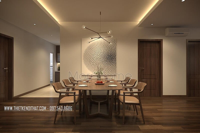 Các mẫu nội thất phòng ăn đẹp hiện đại, sang trọng