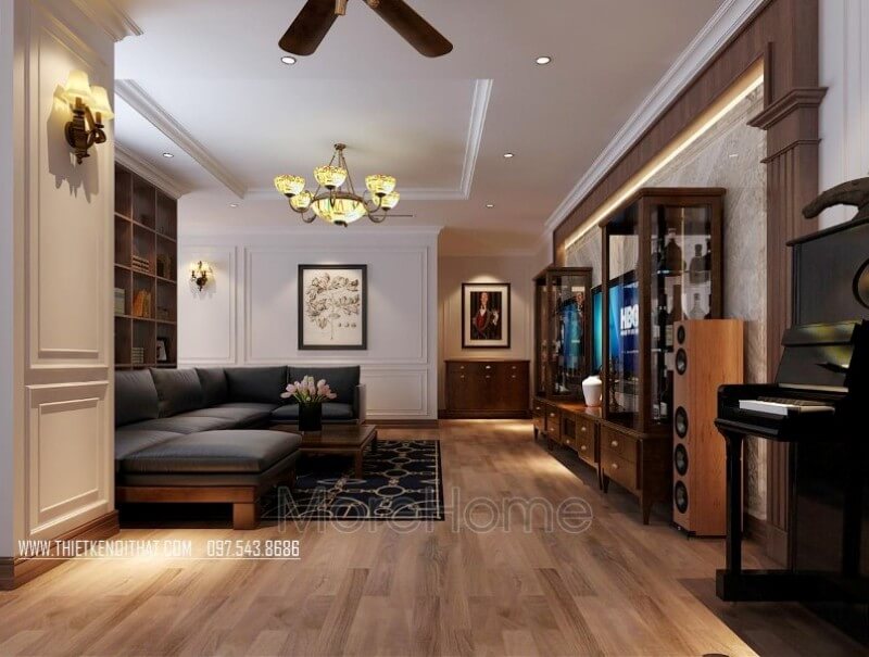 thiết kế nội thất phòng khách