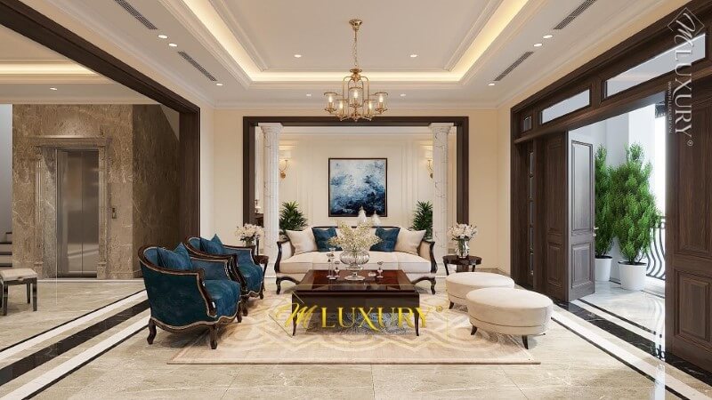 thiết kế nội thất phòng khách