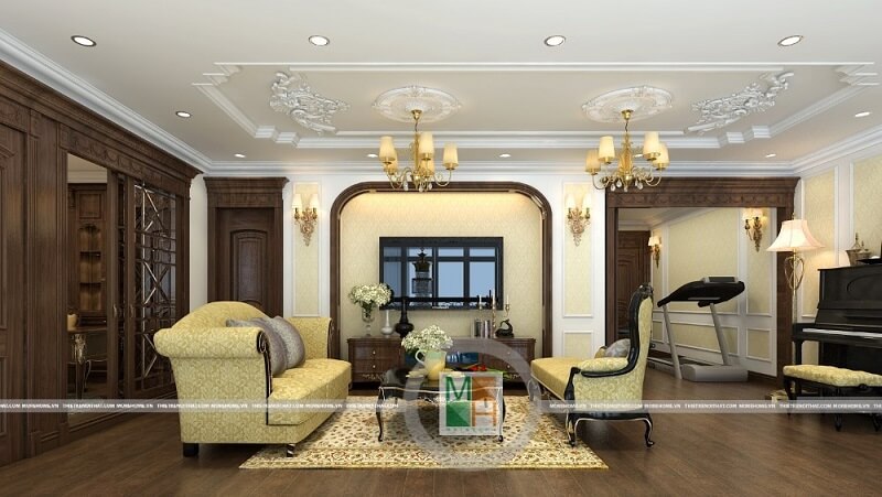 thiết kế nội thất phòng khách