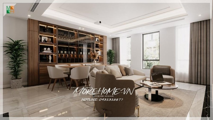 Thiết kế nội thất nhà phố